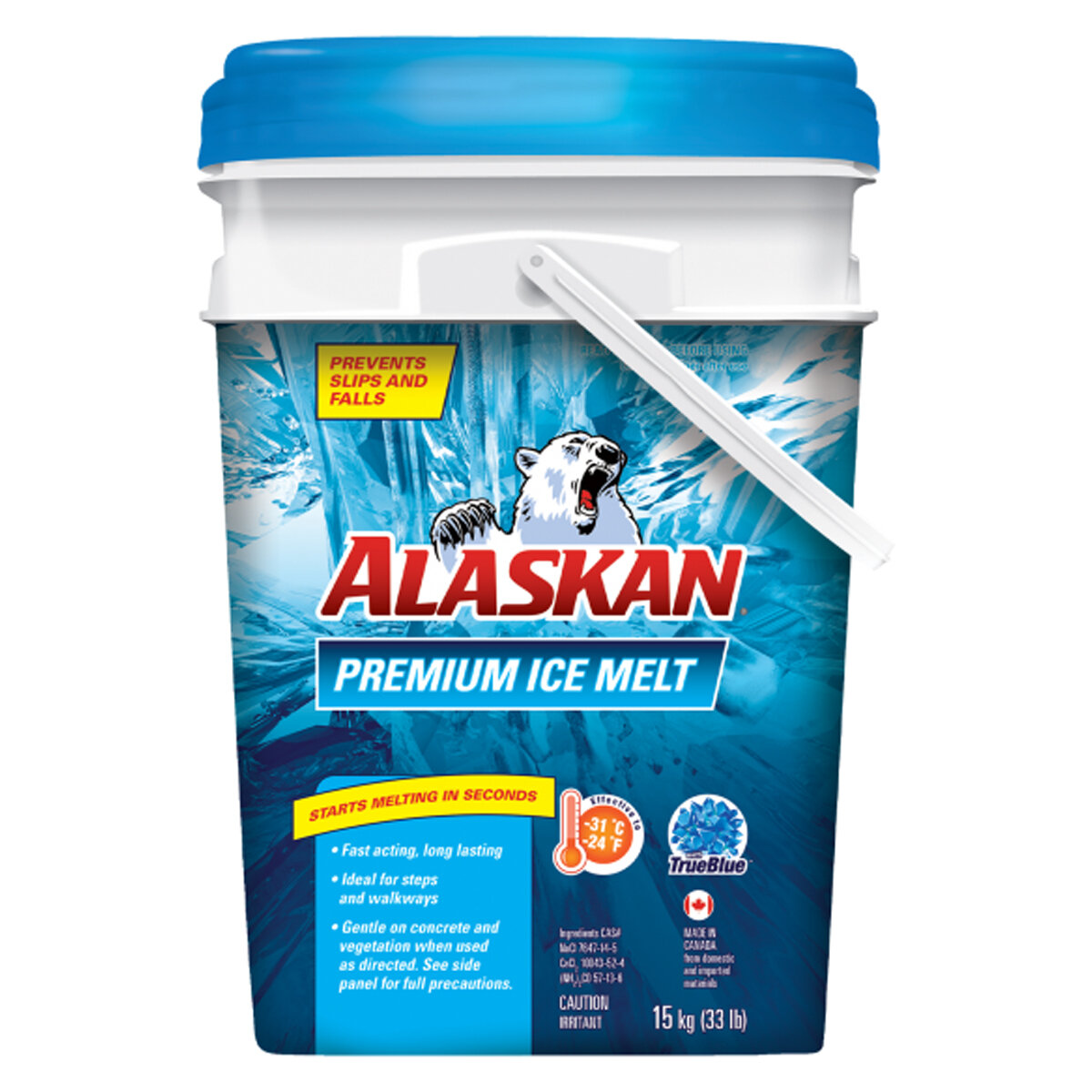 Alaskan Premium Ice Melter Pail 15Kg (60plt)