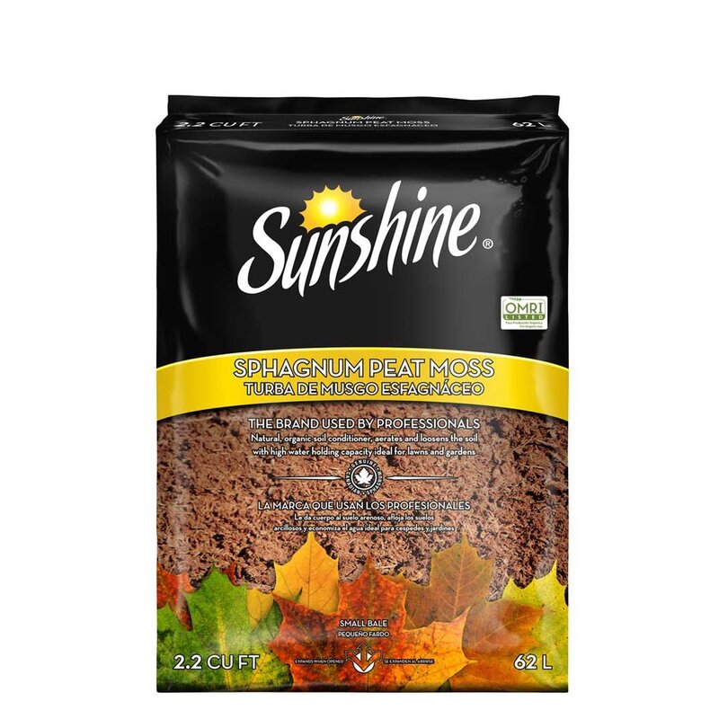 Retail Peat Moss Sunshine 2.2Cf Plt/50 Retail Peat Moss Sunshine 2.2Cf Plt/50