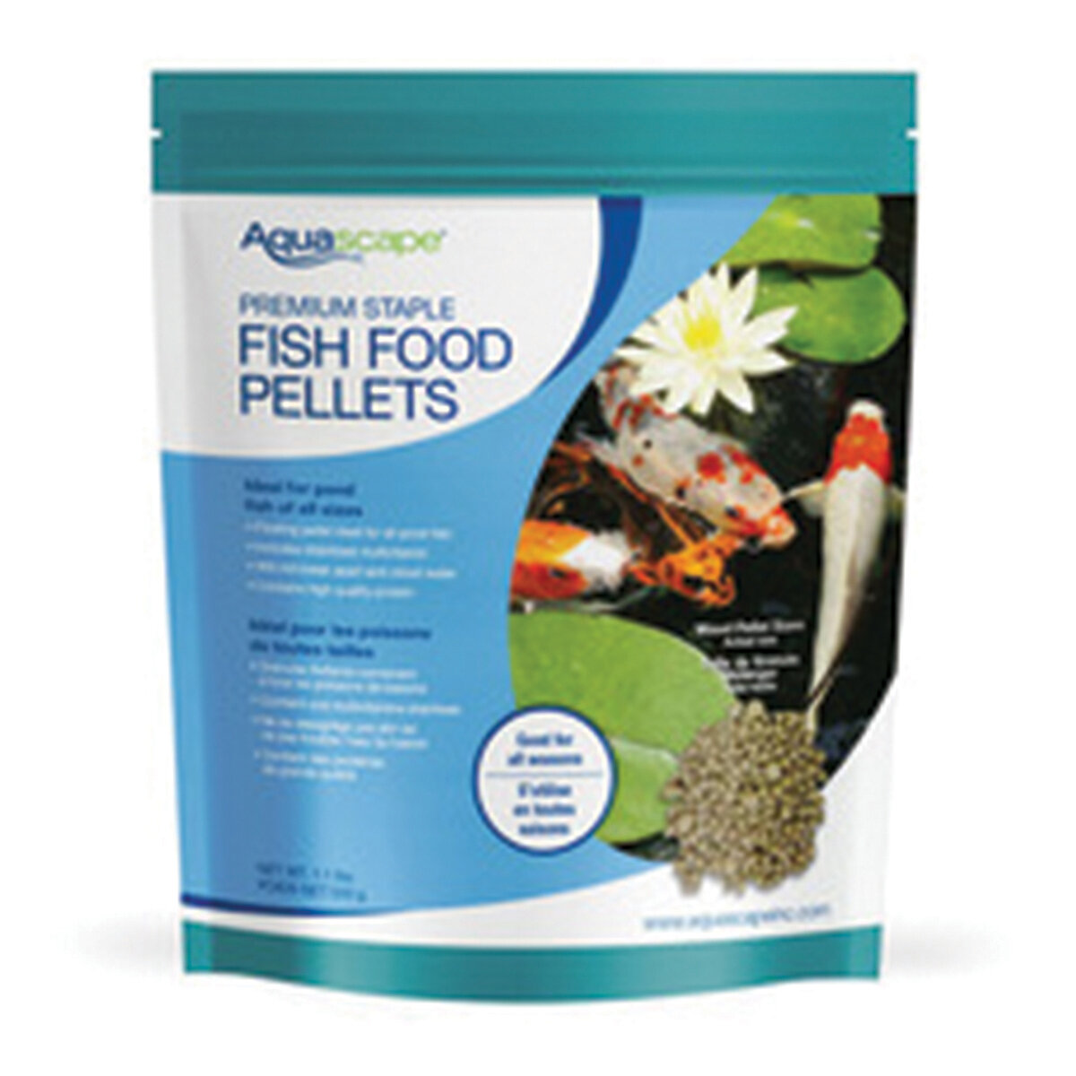 Premium Staple Fish Food Mixed Pellets - 500 g