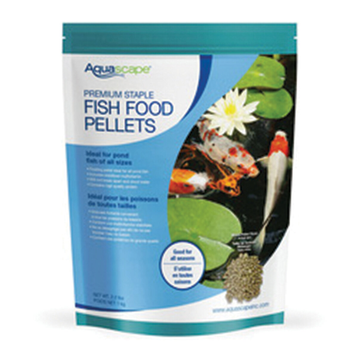 Premium Staple Fish Food Mixed Pellets - 1 Kg