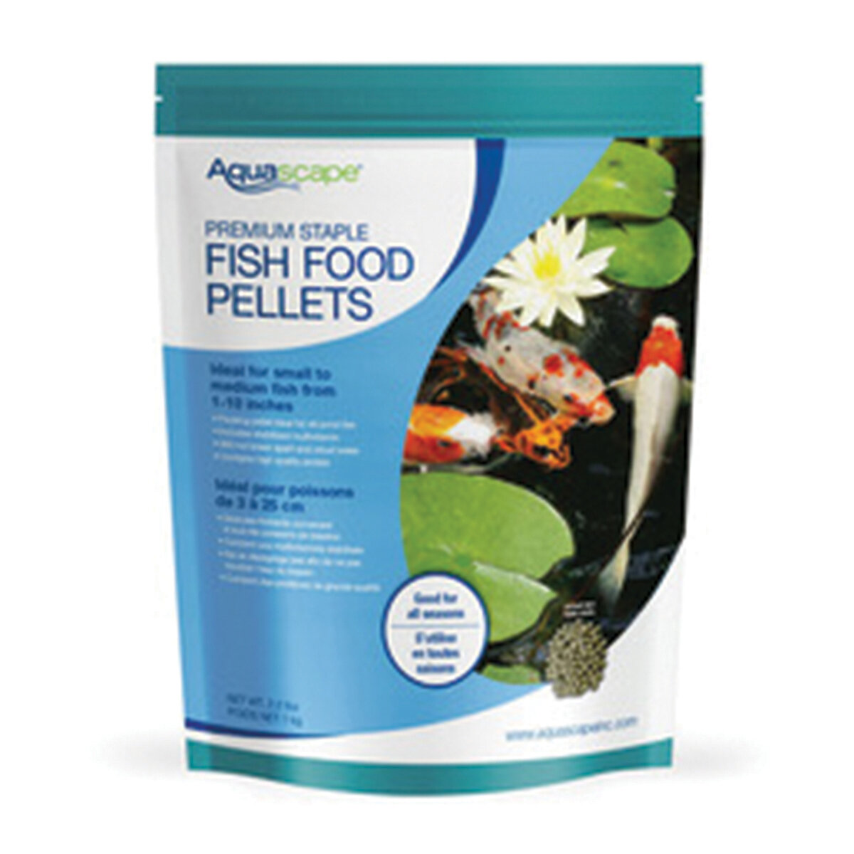 Premium Staple Fish Food Pellets - 1 Kg