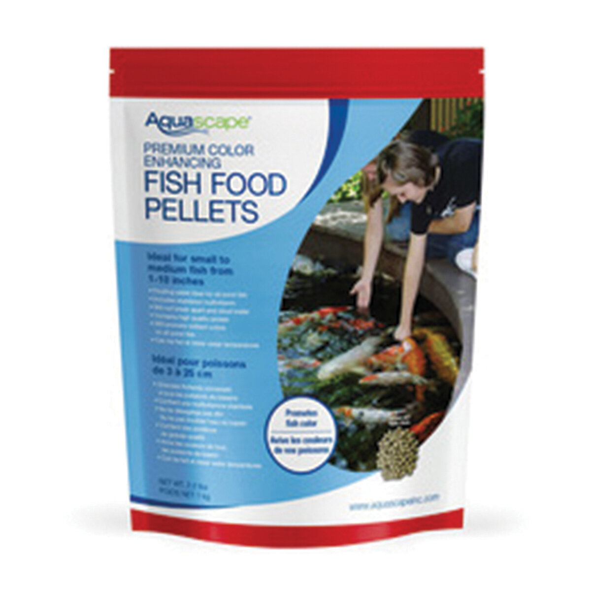 Premium Color Enhancing Fish Food Pellets-1 Kg