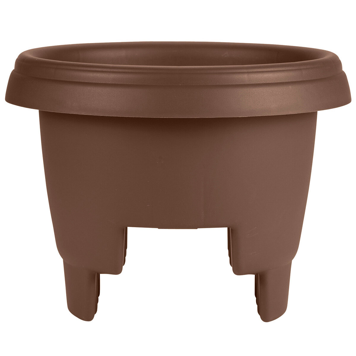 12" Deck Rail Planter Chocolate