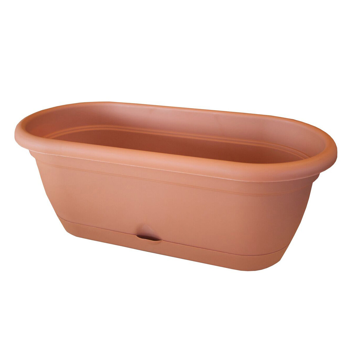 18" Lucca Window Box Terra Cotta