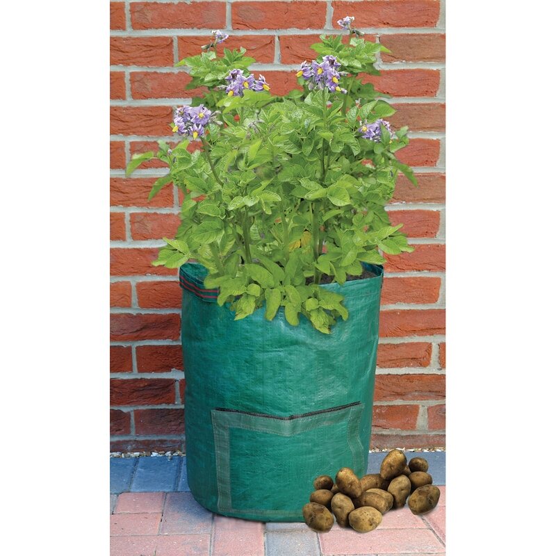 Potato Grow Bag With Viewing Portal And Handles Potato Grow Bag With Viewing Portal And Handles