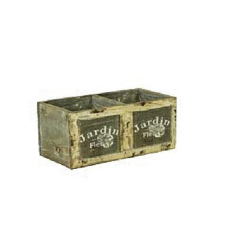 Double Drawer Planter - 9 Double Drawer Planter - 9" X 4.5" X 4"