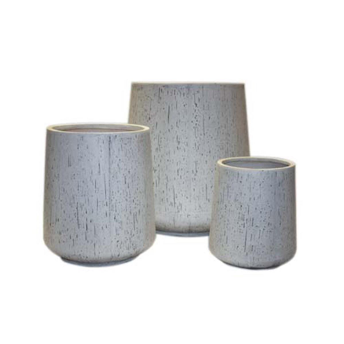 Tapered Raindrop Planter Set