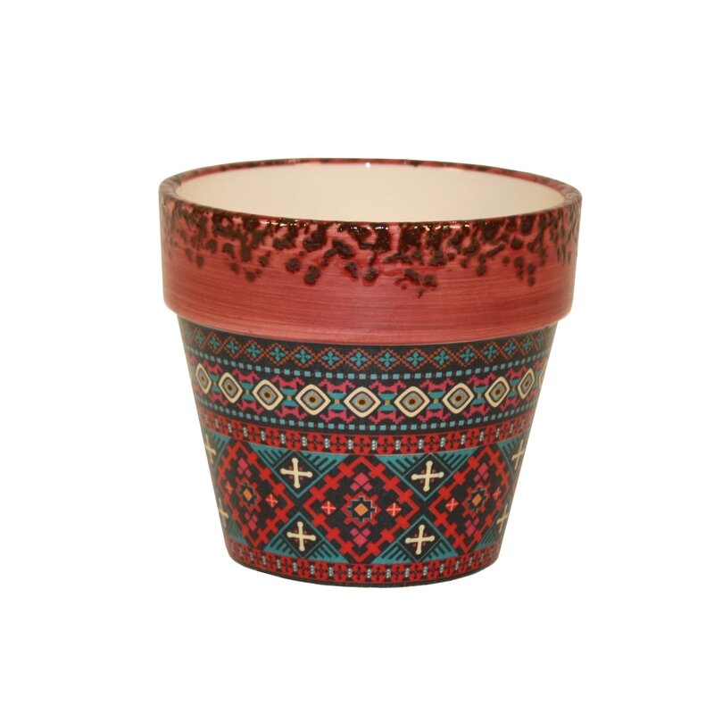 Blazing Fire Rim Planter 4¾ Blazing Fire Rim Planter 4¾" x 4¾"