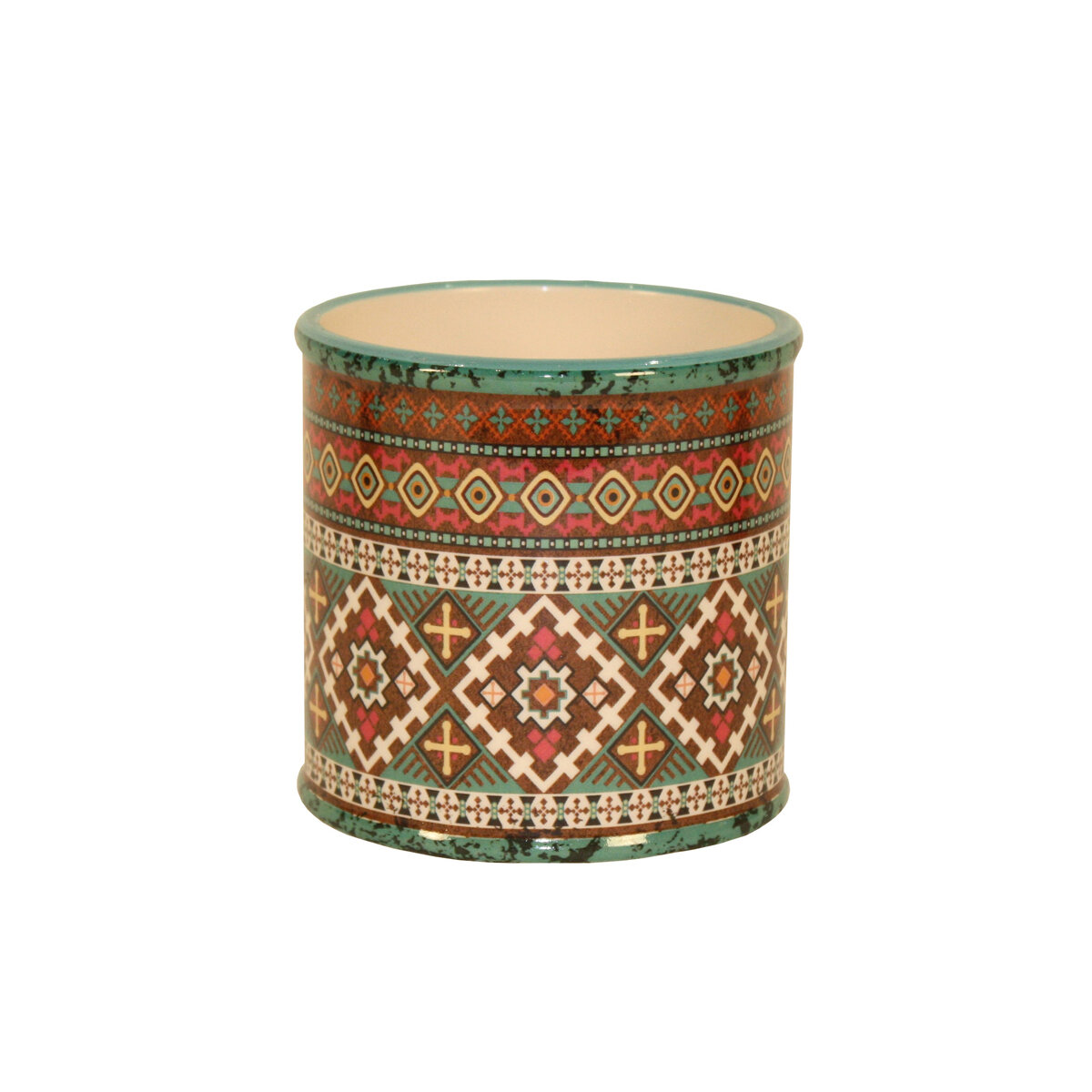 Blue Sun Cylinder Planter 4" x 3¾"