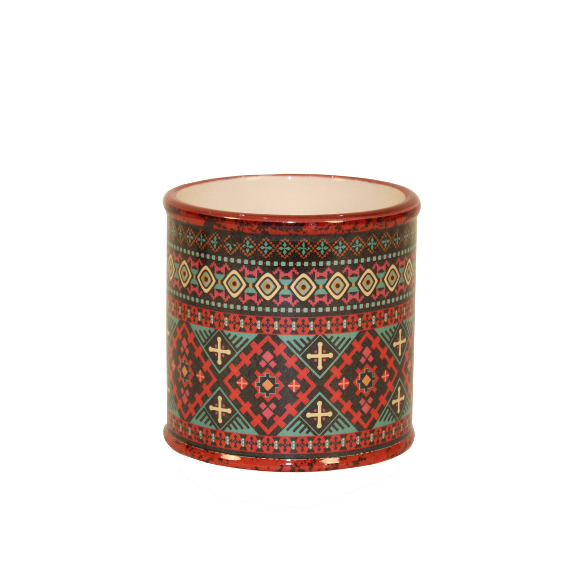 Black Earth Cylinder Planter 4" x 3¾"