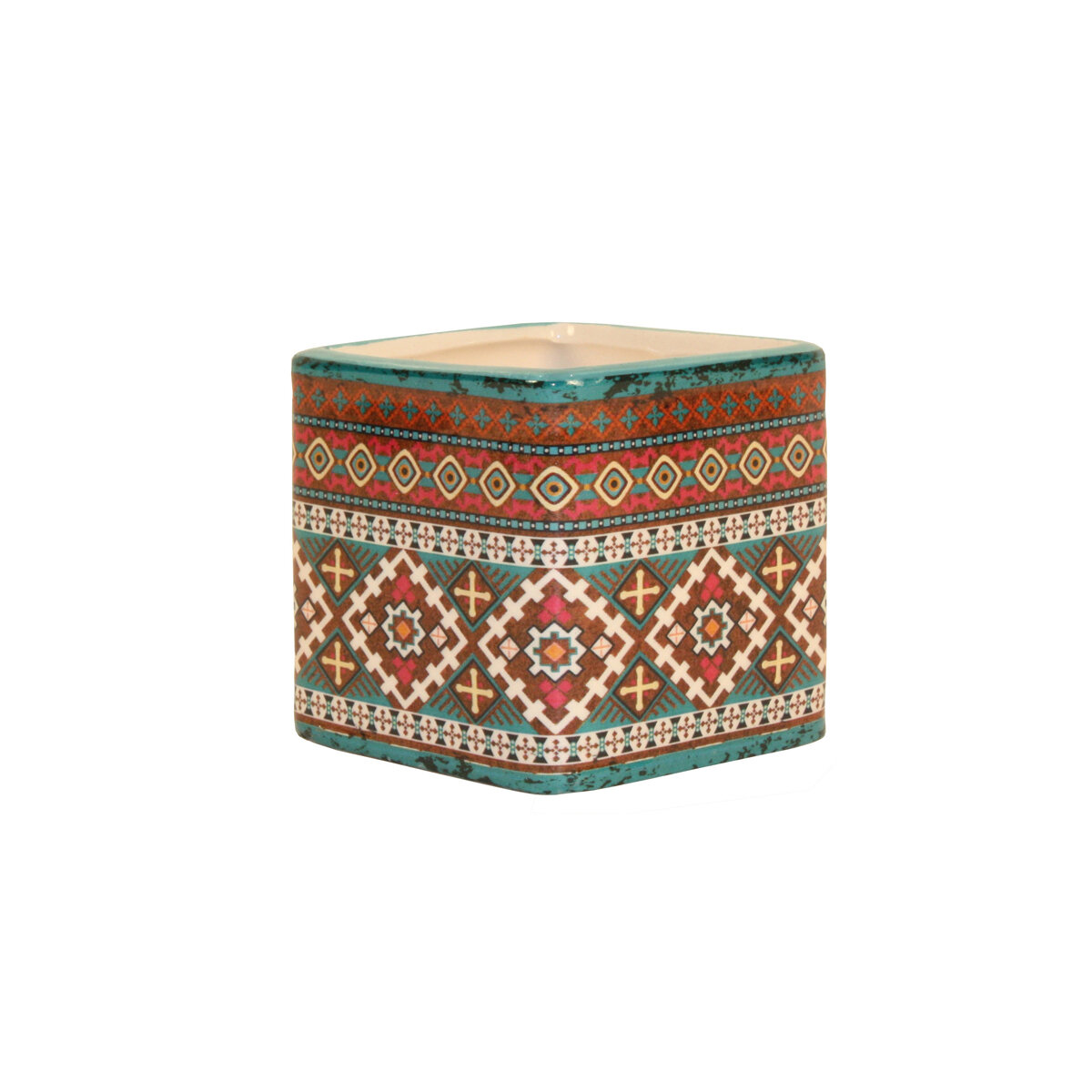 Blue Sun Cube Planter 3" x 3"