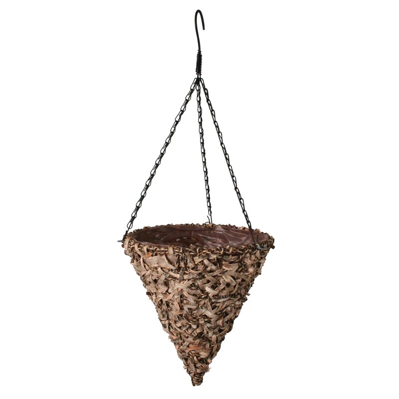 Cone Planter W/ Chain - 12"