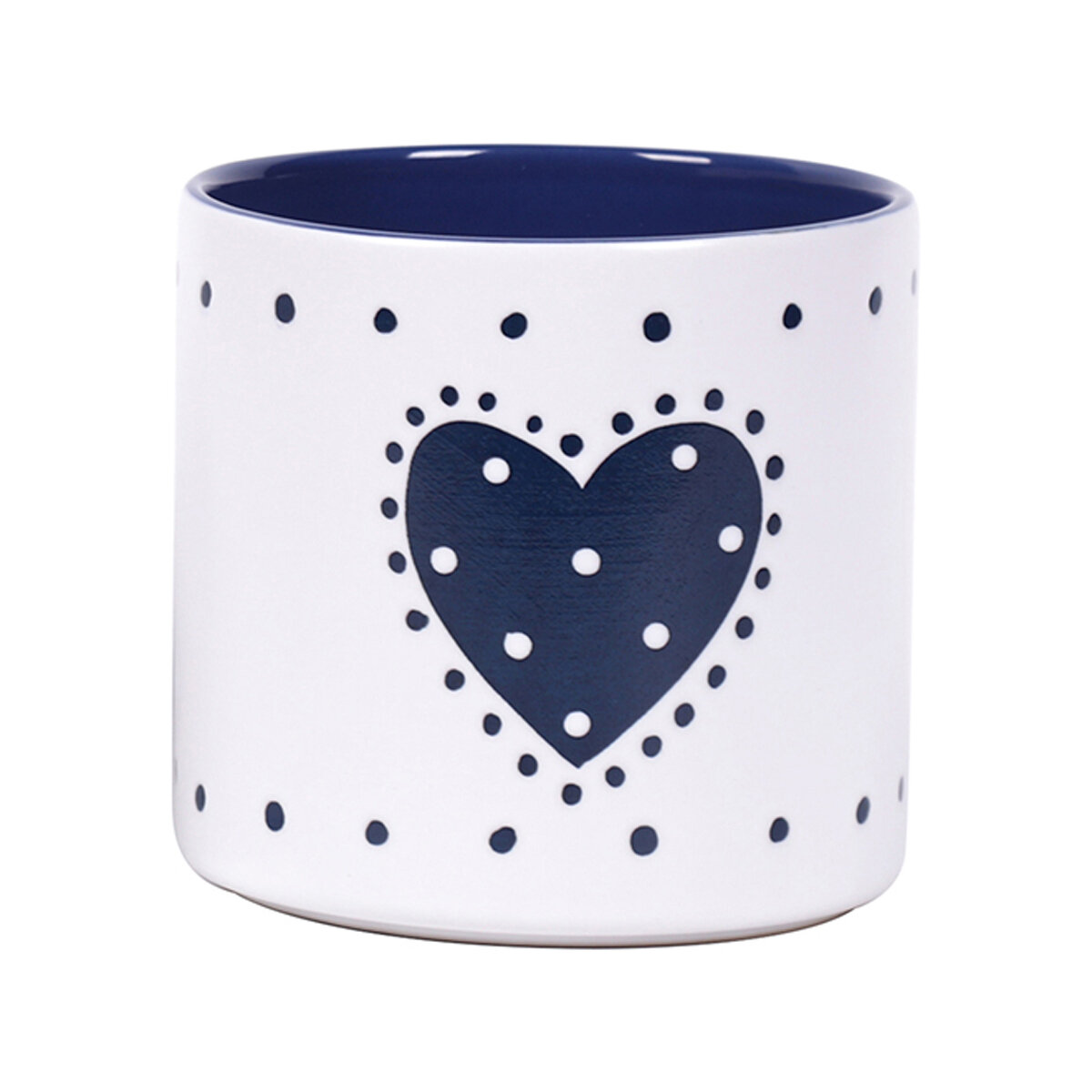 Country Heart  5''  Flower Pot
