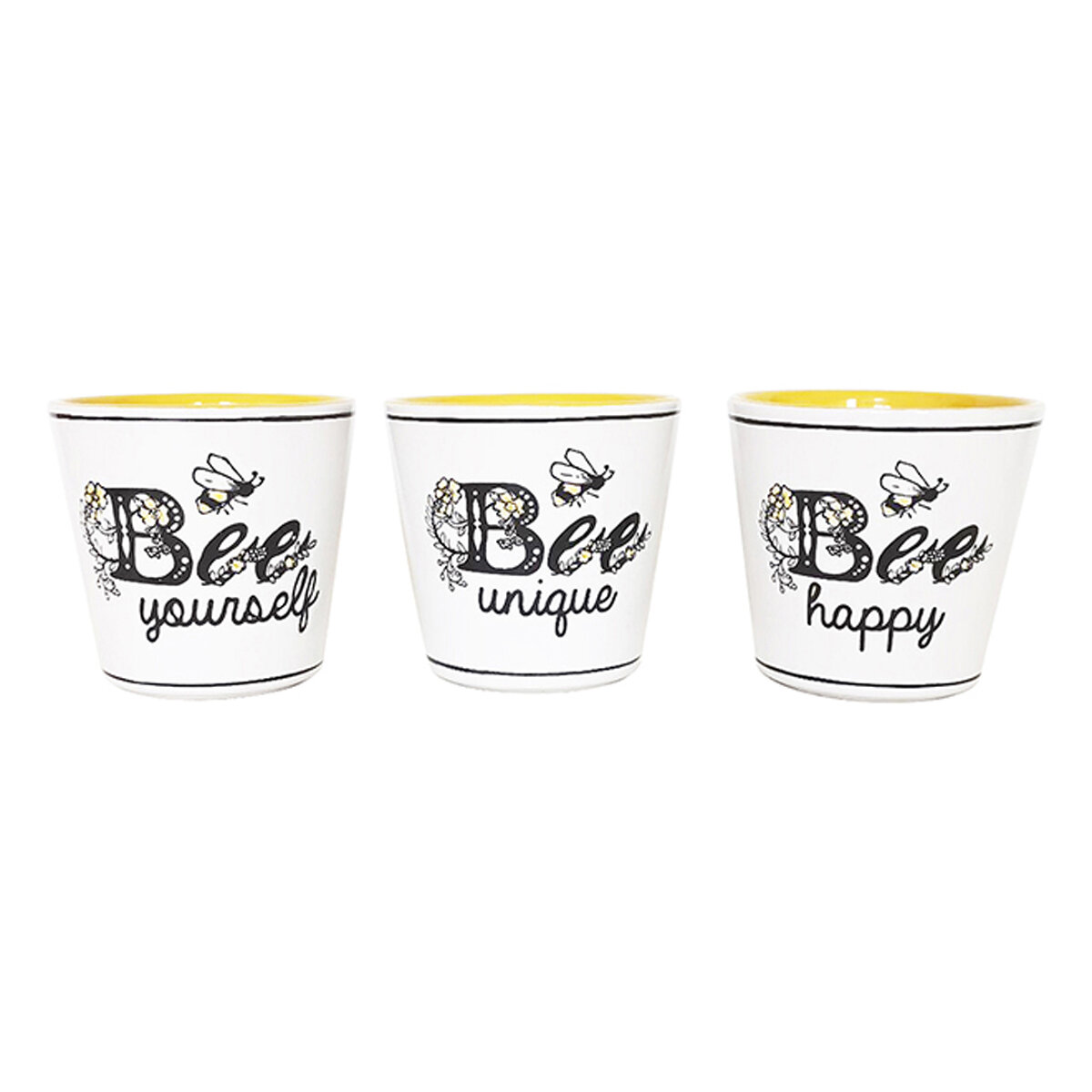 Cammy Bee Planters 4'', 3 Asst Colours