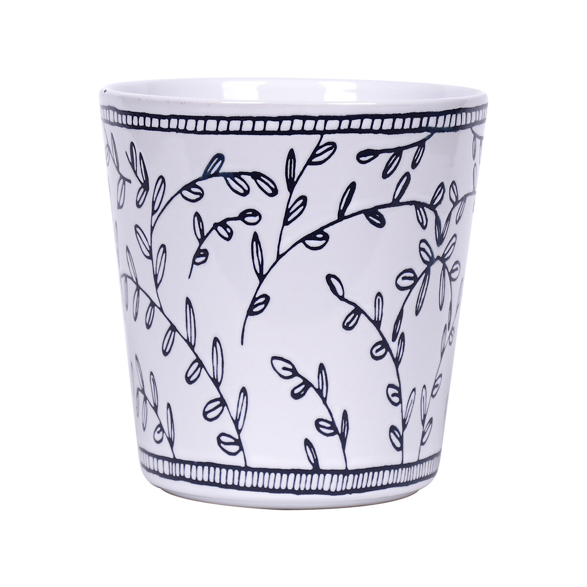 Blue Plant 6.5''  Flower Pot
