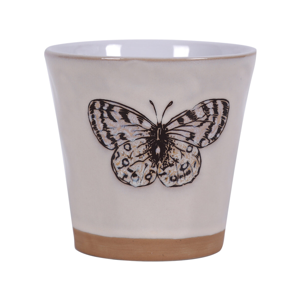 Bella Butterfly 6.5" Flower Pot