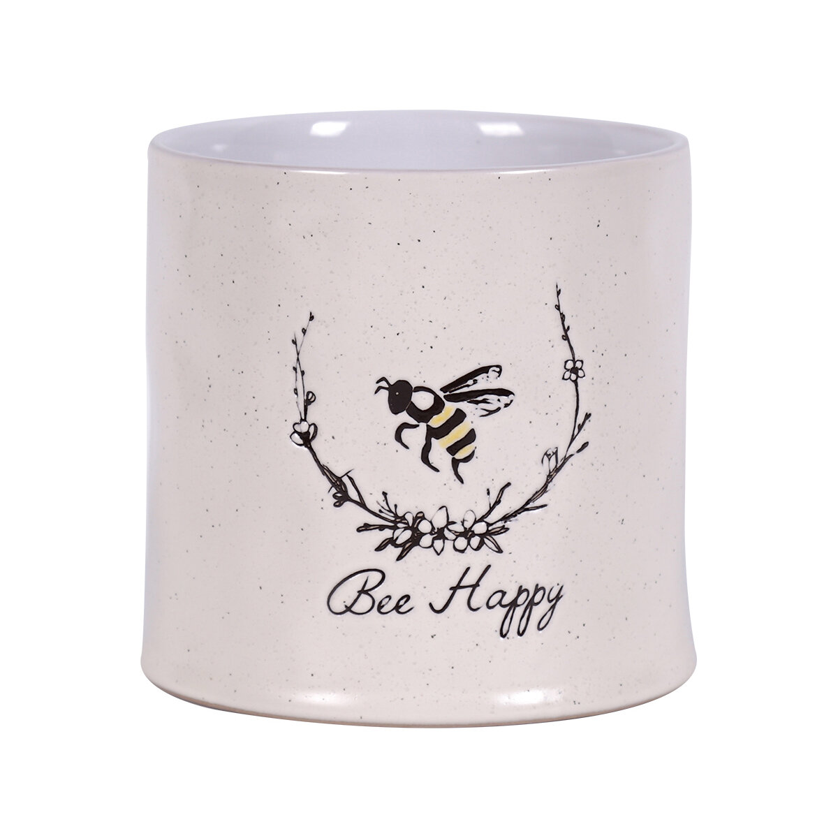 Bee Garden 6.5" Flower Pot