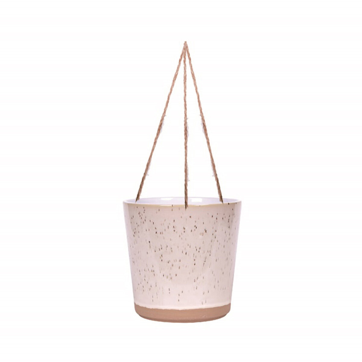 Hanging Black Speckle 6.5''  Flower Pot