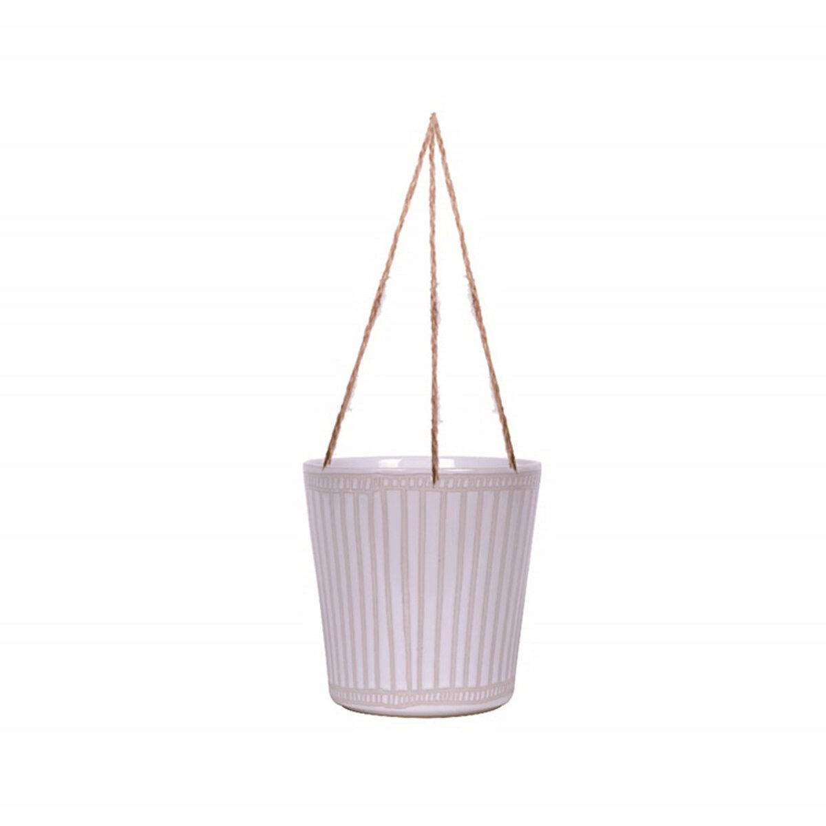 Hanging Angelo Stripe 5'' Flower Pot