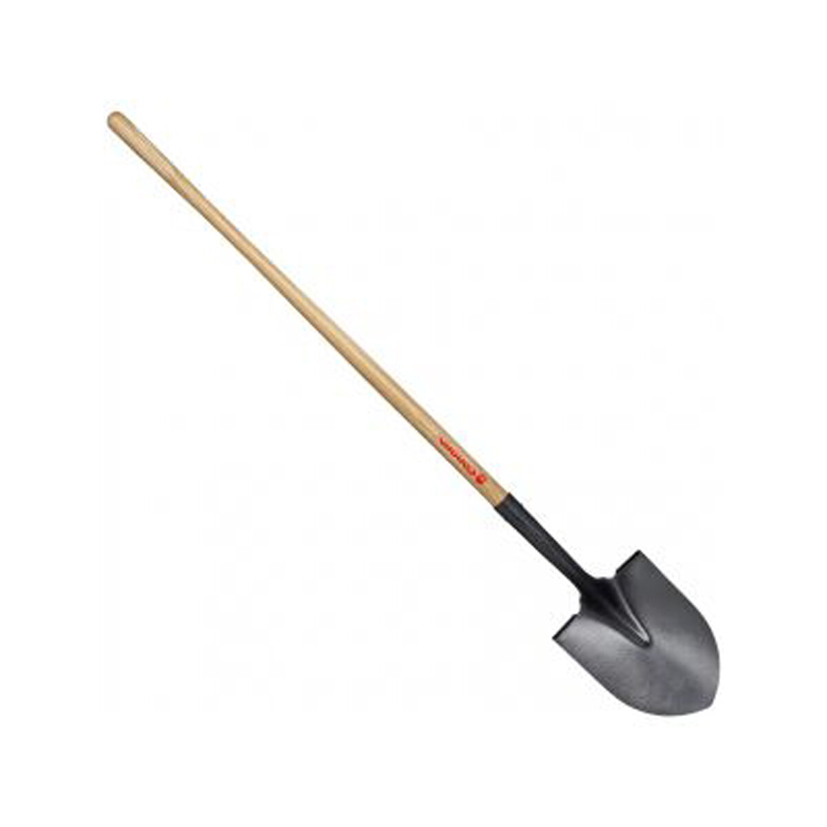 #2 “Round” Point Shovel Wood ASH Long Handle