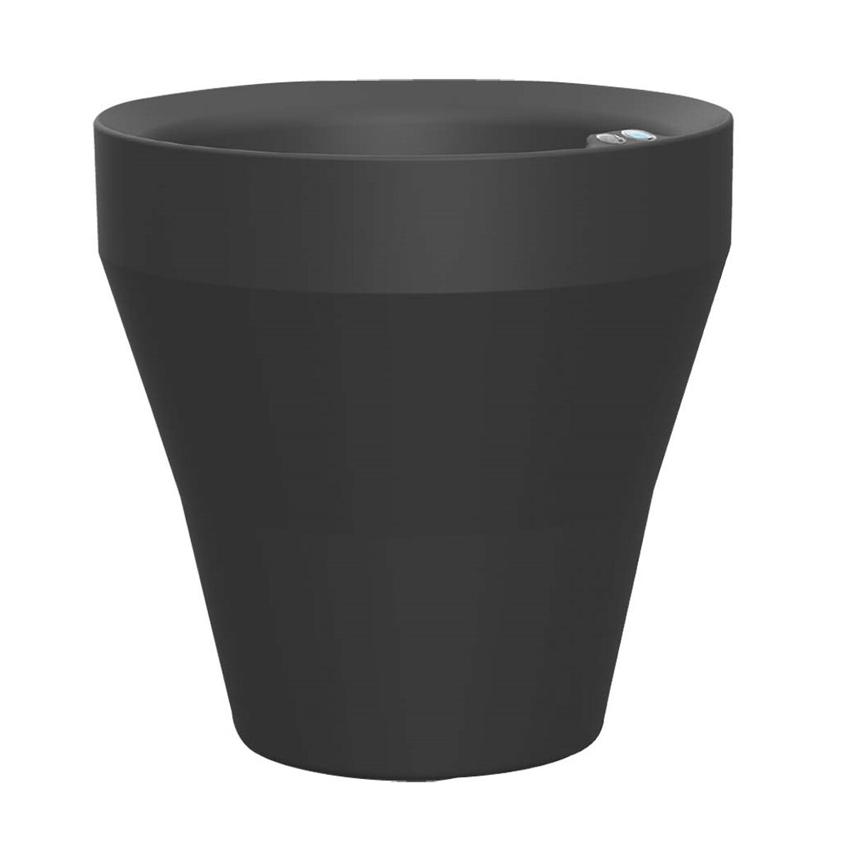 Rim 18" Planter  Caviar Black