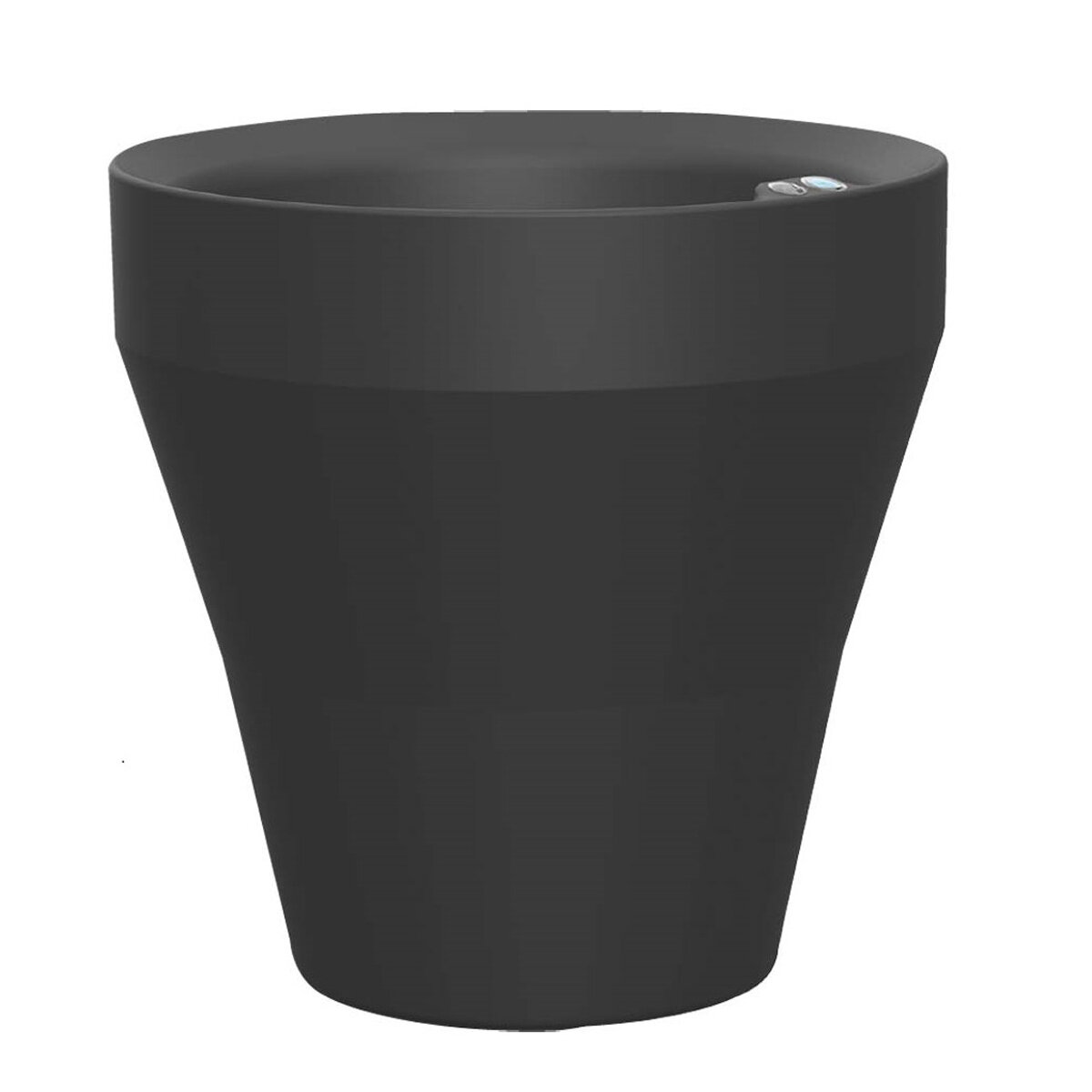 Rim 22" Planter  Caviar Black