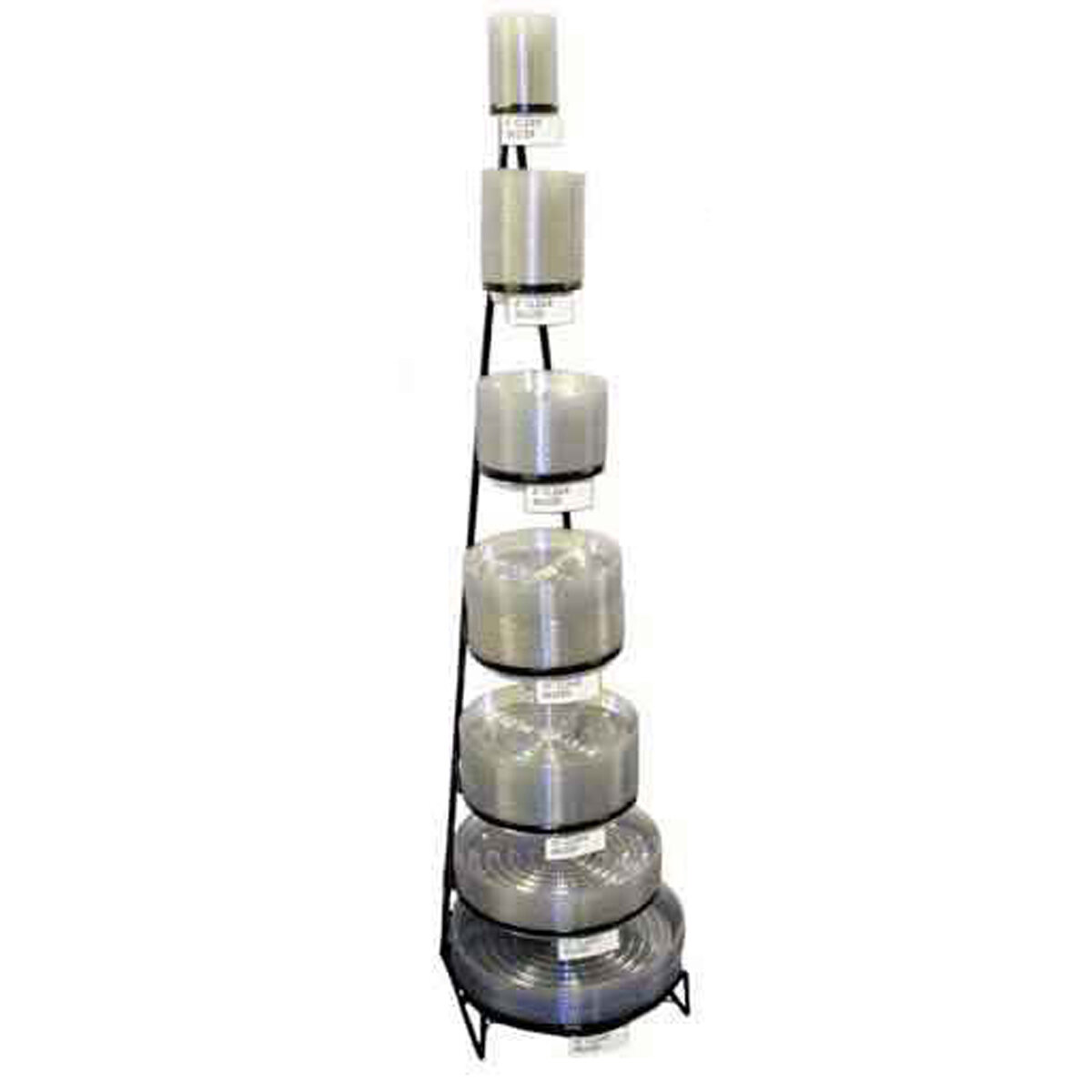Metal Clear Saucer Display (650 pcs)