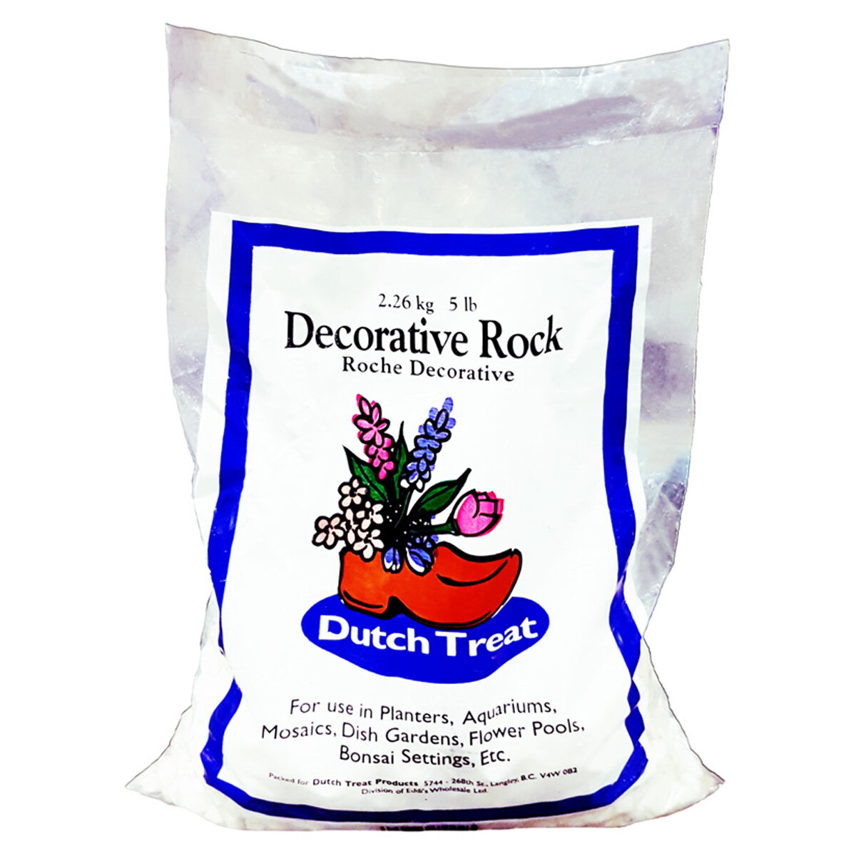 White Decor Rock - Fine 5Lb *WEST ONLY