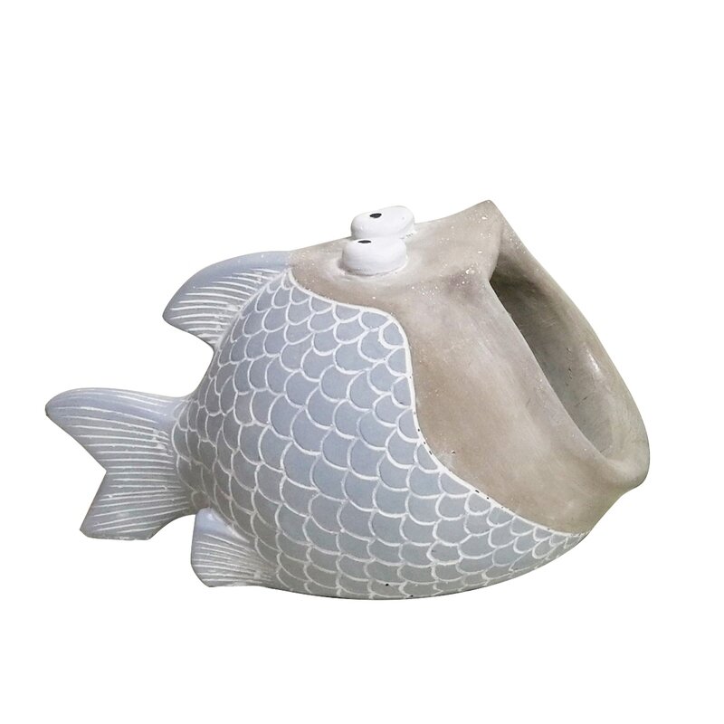 Big Mouth Fish Planter 20x12.5x11.5cm Big Mouth Fish Planter 20x12.5x11.5cm