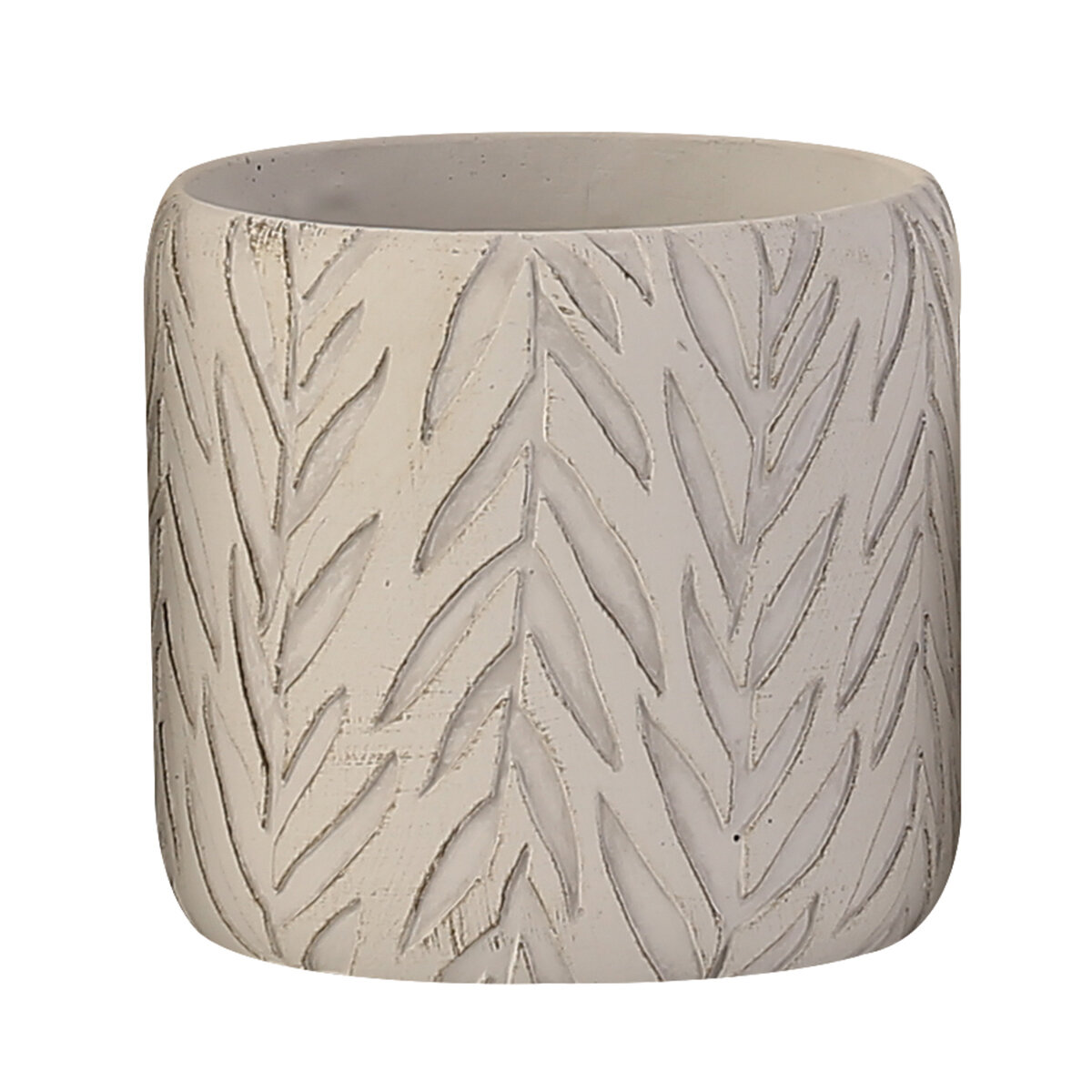 Willow Leaves Planter 17.5x17.5x16cm