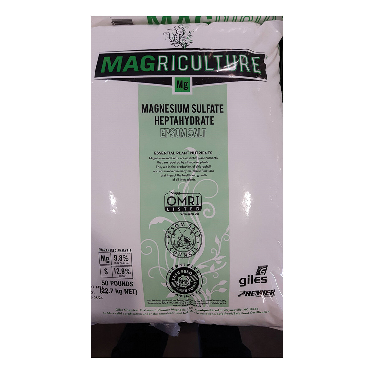 Evergro Magnesium Sulphate Epsom Salts 25Kg