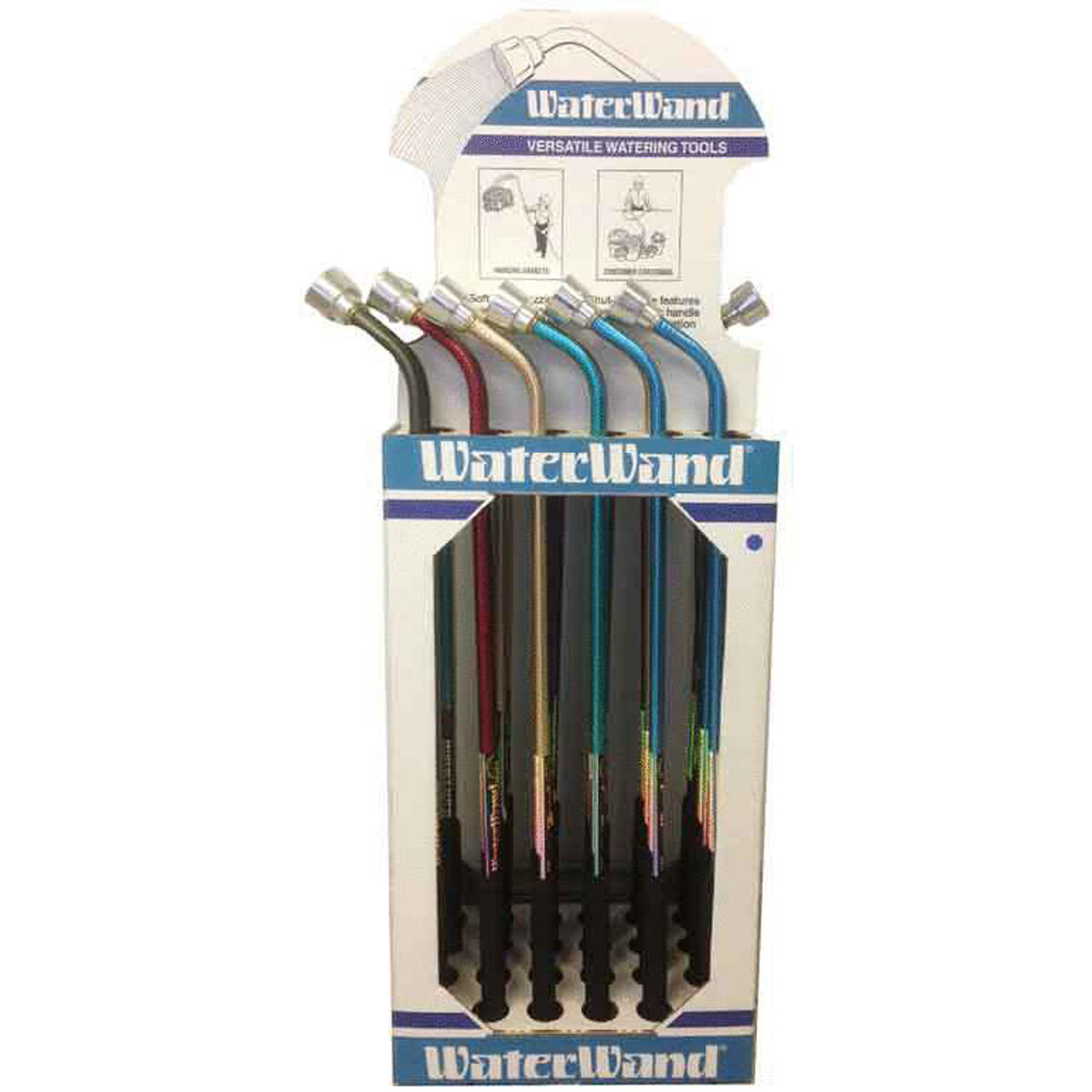 36" Rainbow Wand Asst Colours DS (24 Pcs)