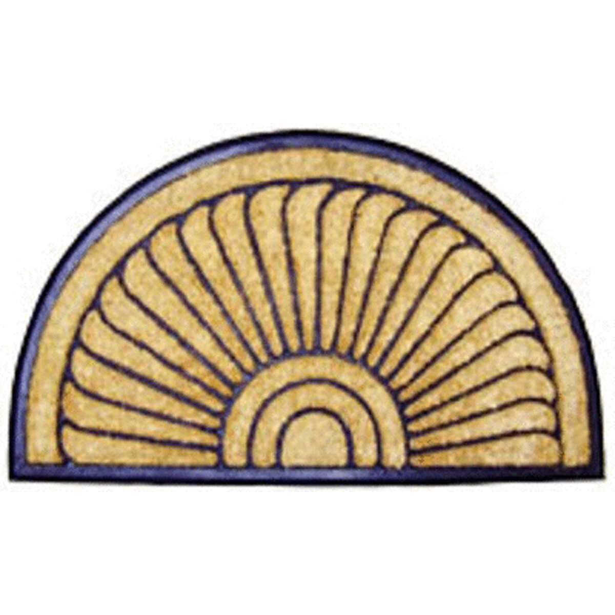 Rubber Coir Heavy Duty Lotus 18X30