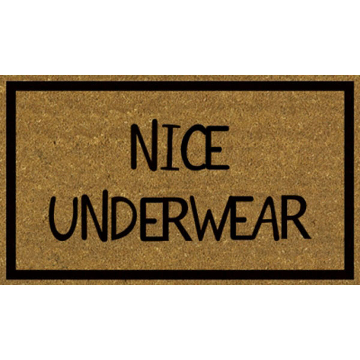 Coir Mat 18X30 Nice Underwear