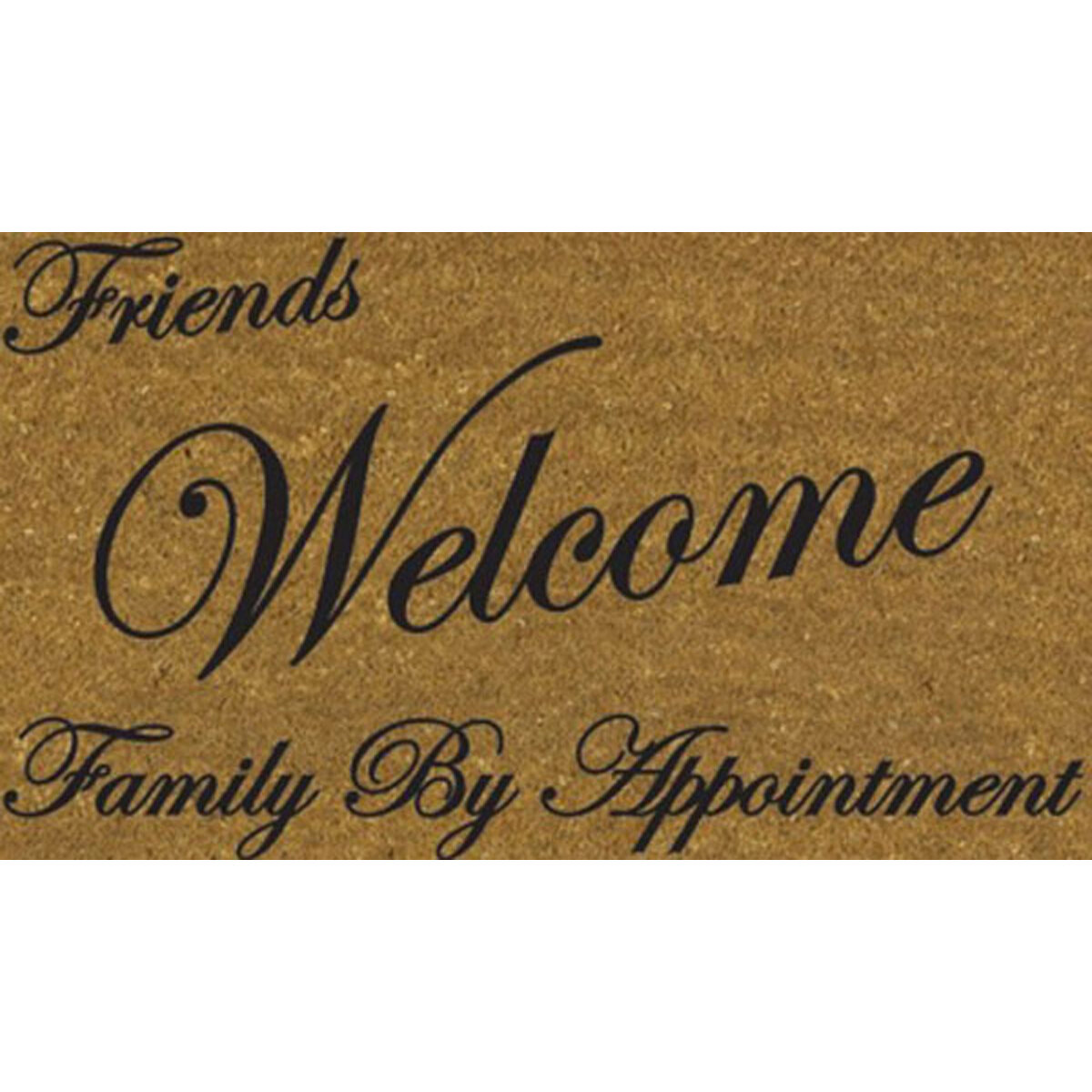 Coir Mat 18X30 Friends Welcome