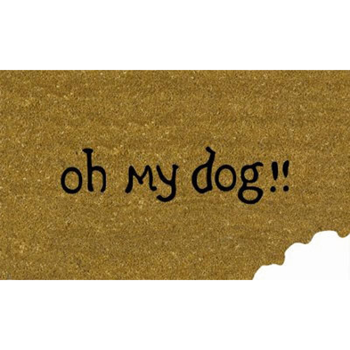 Coir Mat 18X30 Oh My Dog