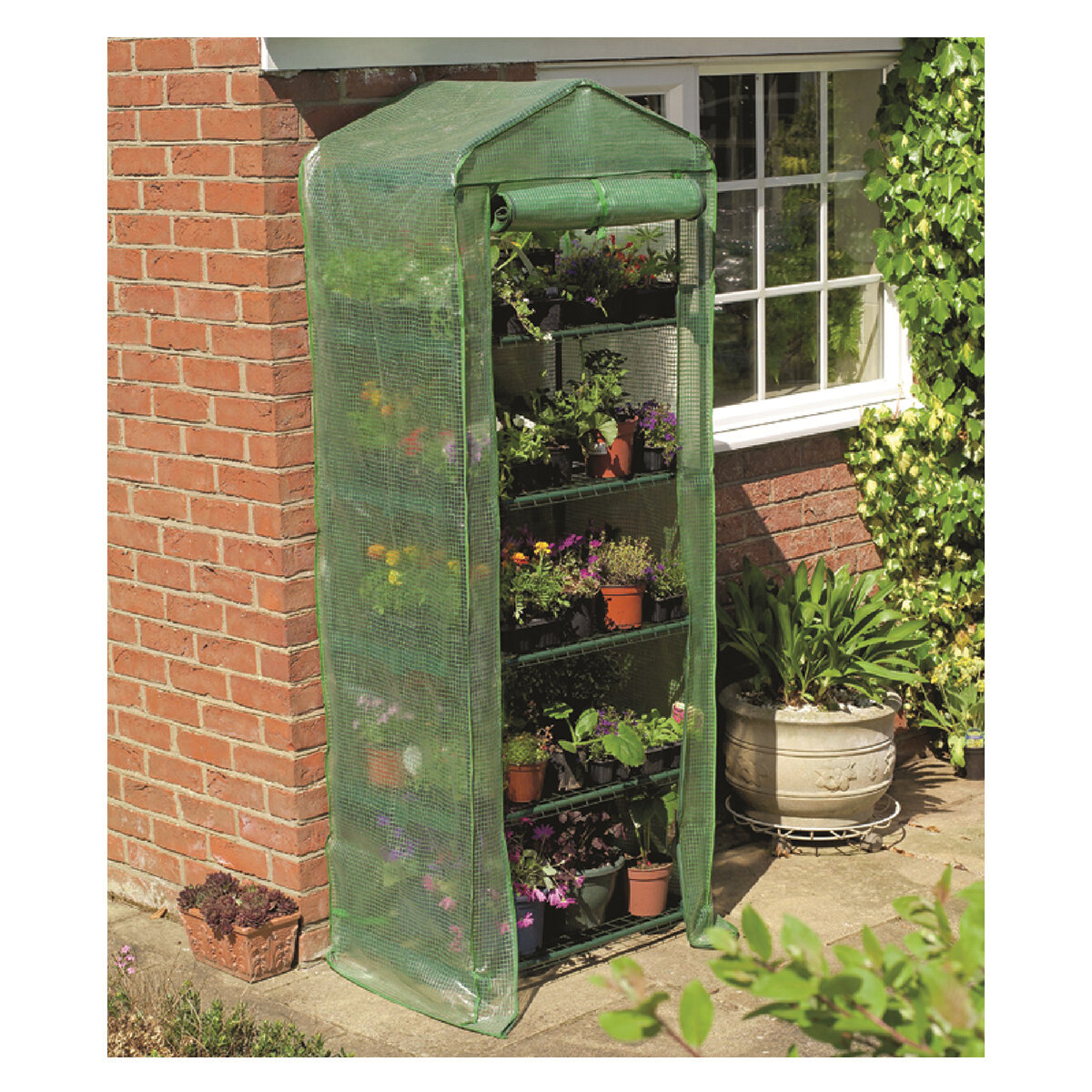 5 Tier Growhouse W/ Hd Cover - 6'7"X2'3"X1'6"
