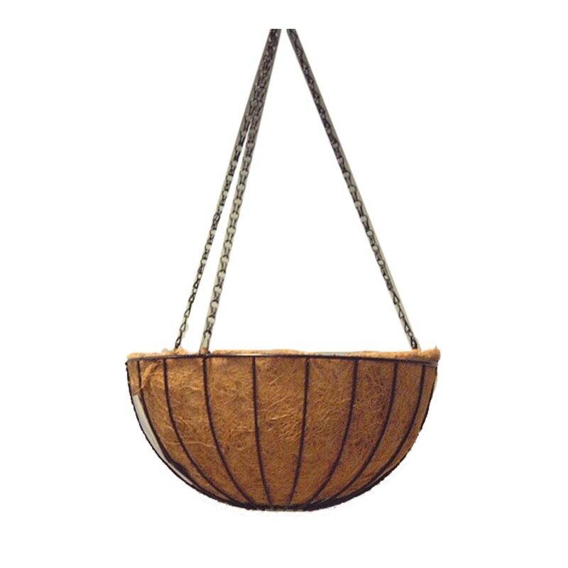 12 12" Hanging Basket W/ Liner In Displayer