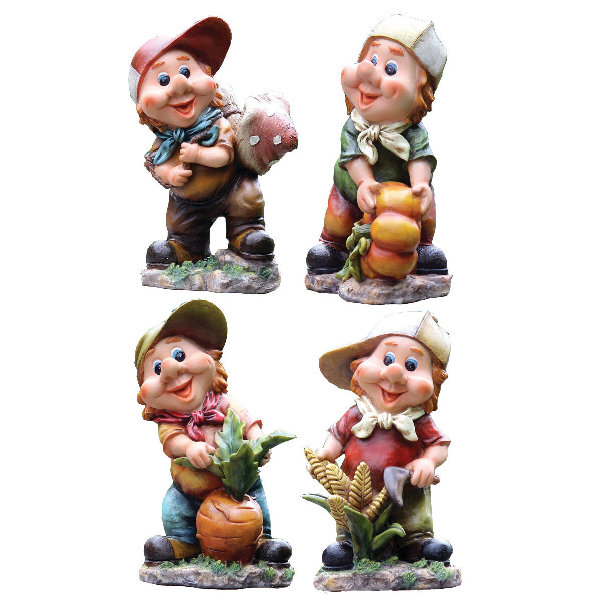 Gnomes Harvesting (Key 4ea = 1 set of 4 different)
