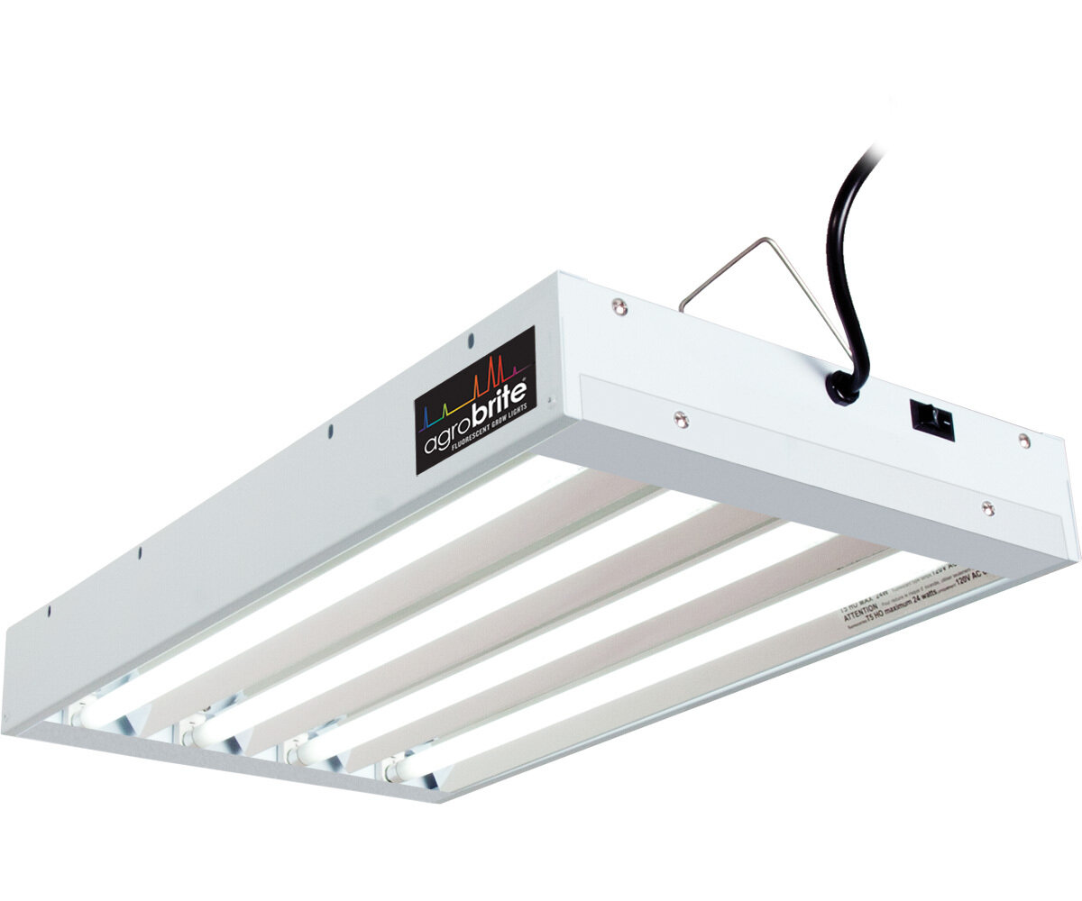 Agrobrite T5 96W 2ft 4-Tube Fixture w/Bulbs