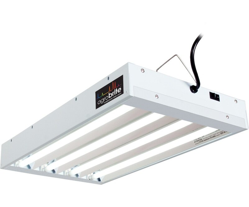 Agrobrite T5 96W 2ft 4-Tube Fixture w/Bulbs Agrobrite T5 96W 2ft 4-Tube Fixture w/Bulbs