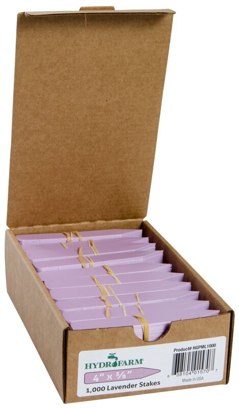 Plant Stake Labels Lavender 4 Plant Stake Labels Lavender 4"x5/8" 1000/CS