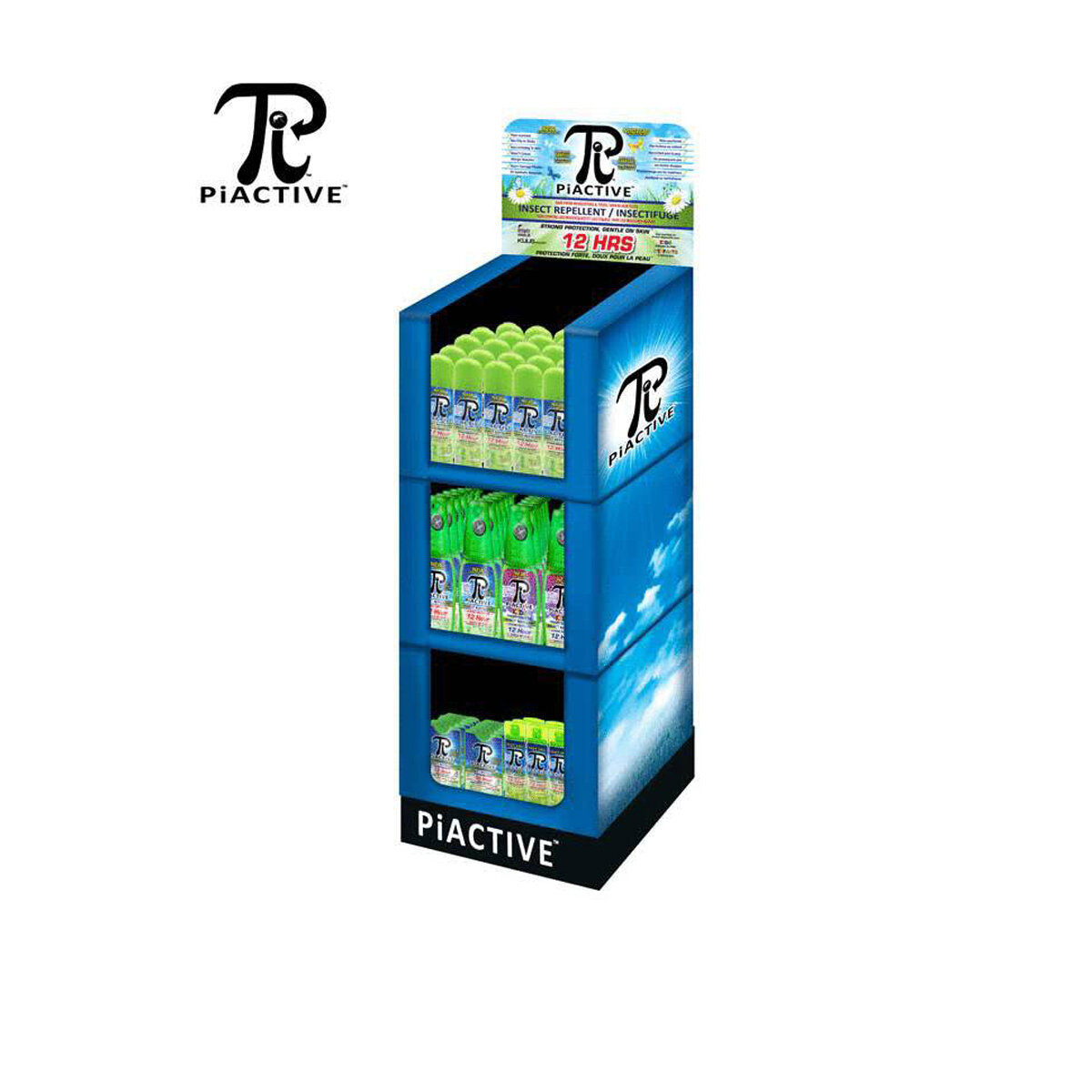 Piactive Cardboard Displayer Pre Load (72pcs)