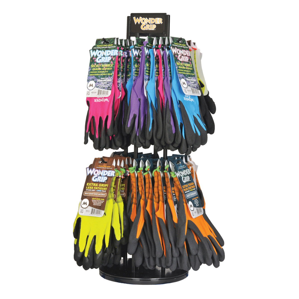 WONDER GRIP 3 Style Spinning Display (72 pair)