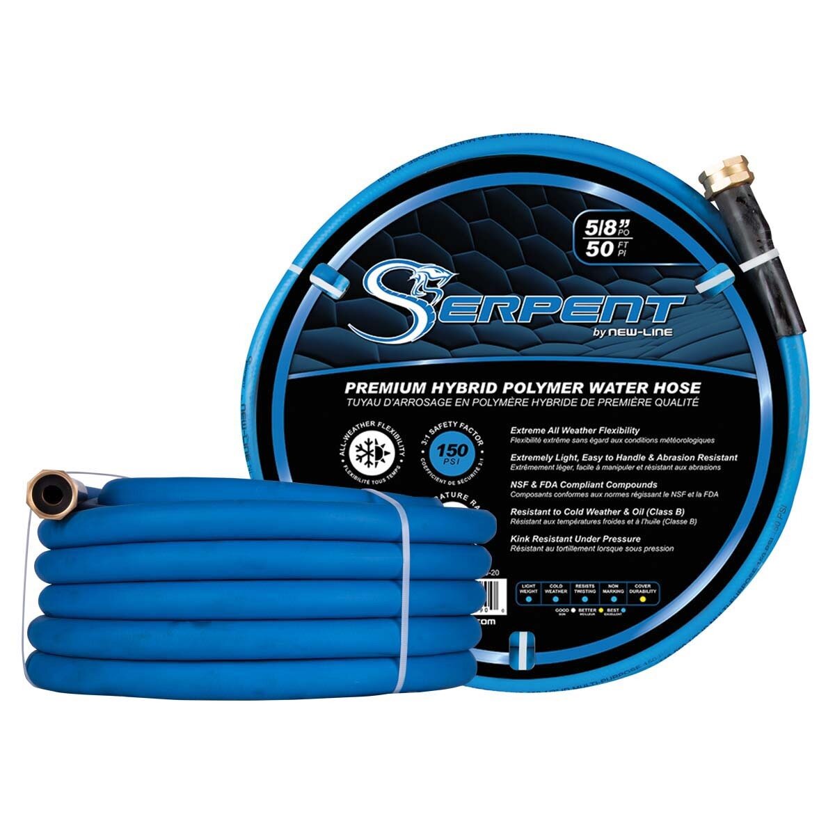Blue Serpent Garden 1/2"x100' 150 Psi