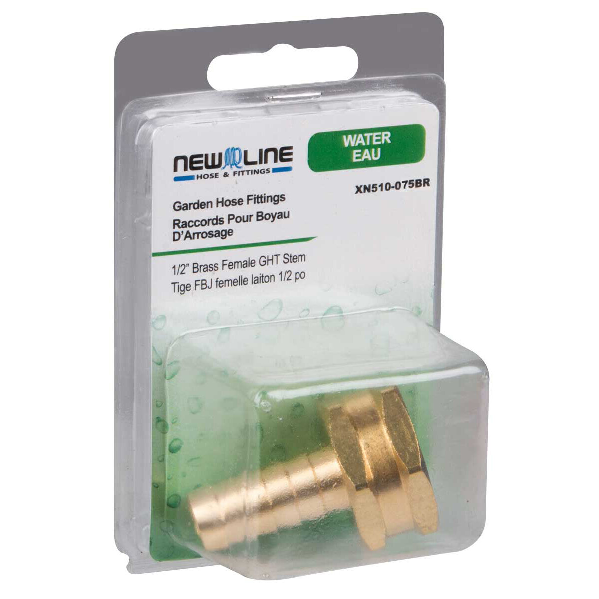 Express Pack 3/4 Brass Female Ght Stem