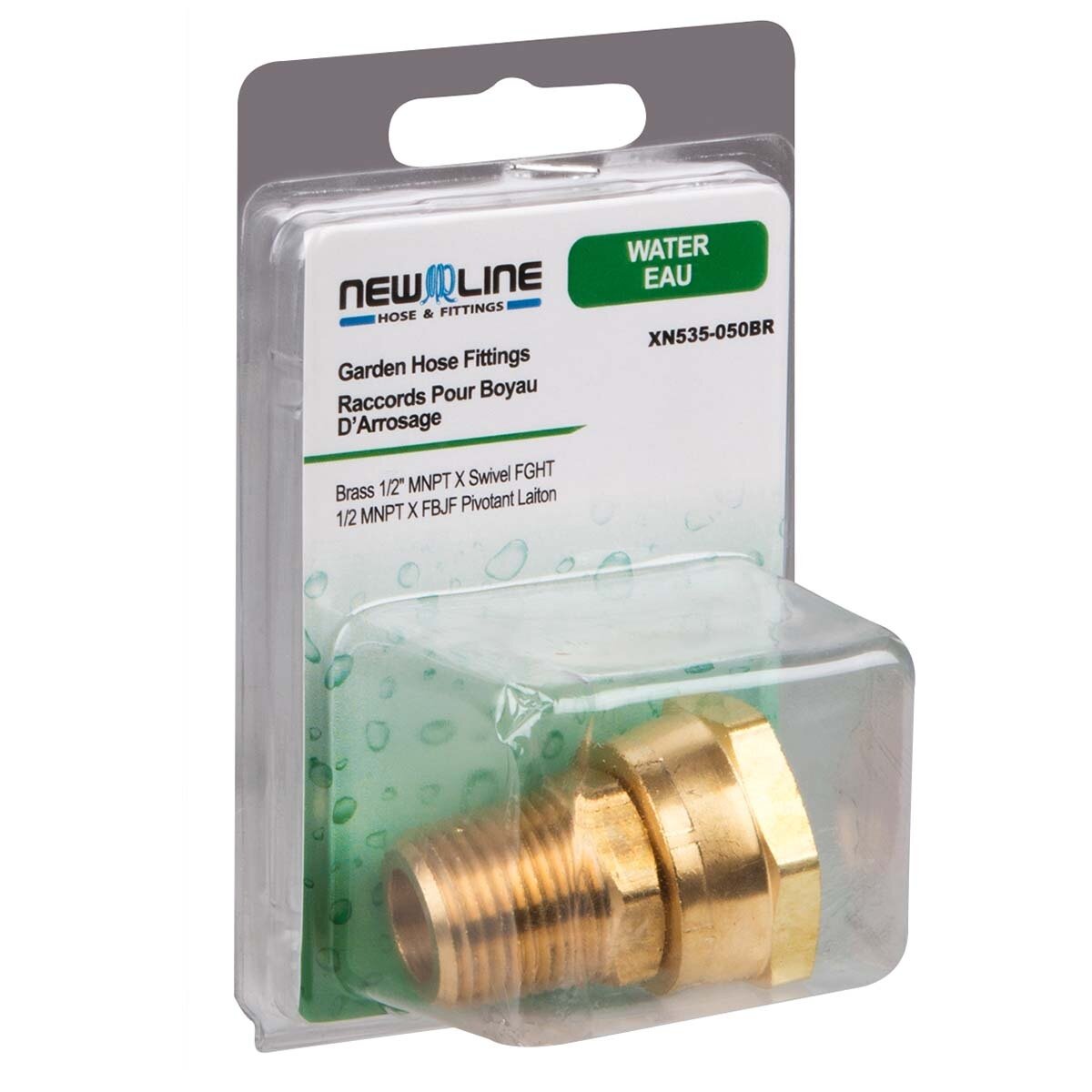 Express Pack Brass 1/2 MnptxSwivel Fght
