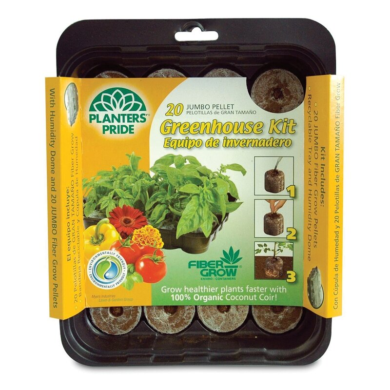 20 42mm Coconut Coir Pellet Greenhouse Kit 20 42mm Coconut Coir Pellet Greenhouse Kit