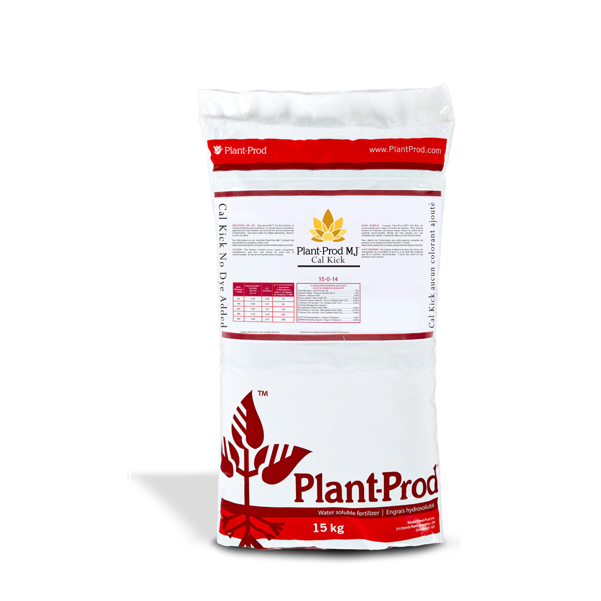 Plant Prod MJ Cal Kick 15-0-14 15kg-East Only
