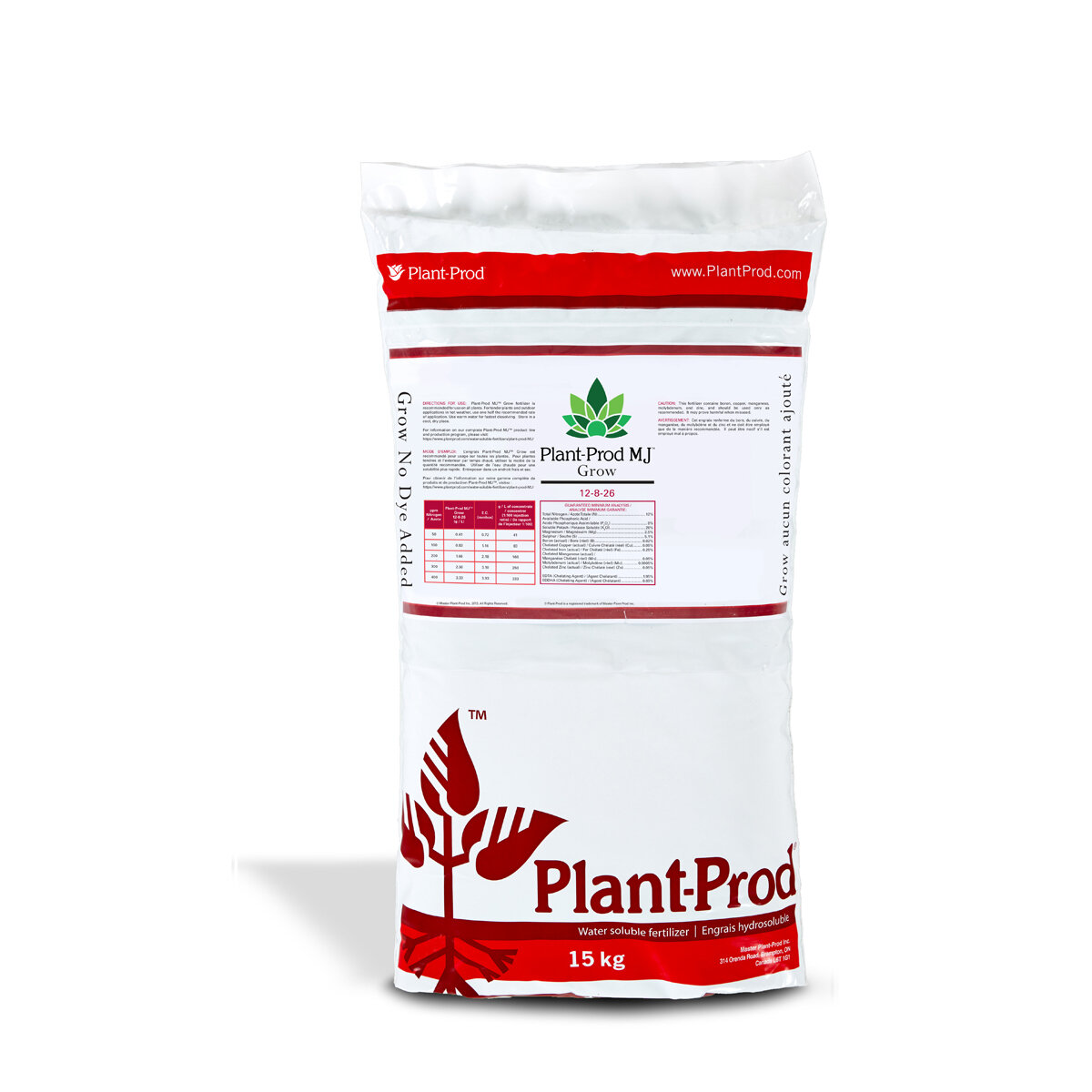 Plant Prod MJ Grow 12-8-26 15kg